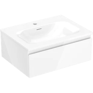 Mexen Orio szafka łazienkowa 60 cm z umywalką Vela, 1 szuflada, biała połysk - 91A10-06023-1-BF00-W23M00 - Szafki łazienkowe - miniaturka - grafika 1