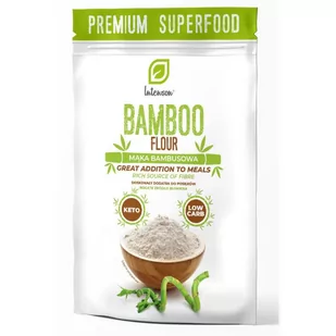Intenson Mąka Bambusowa Błonnik bambusowy 500 g - Mąka - miniaturka - grafika 1