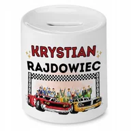 Skarbonki - Skarbonka 330 ml Dla Krystiana Syna Dziecka z Nadrukiem ze Zdjęciem - miniaturka - grafika 1