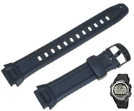 Akcesoria do zegarków - Pasek do zegarka Casio W-756 -1AV czarny 10287400 - miniaturka - grafika 1