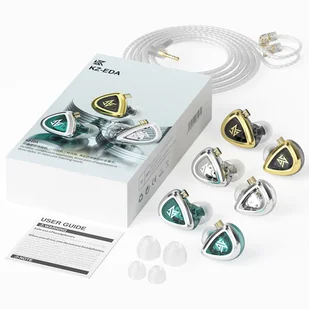 KZ EDA Wired Earphone without Mic In Ear Earbuds Noise Cancelling for Sports - Akcesoria do słuchawek - miniaturka - grafika 16