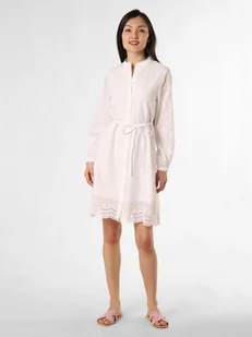 Selected Femme Sukienka damska - SLFTatiana Kobiety Bawełna biały jednolity, 36 - Sukienki - miniaturka - grafika 1