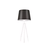 Lampy stojące - Lampa stołowa z abażurem, Bergen, 20x40 cm, brązowy klosz - miniaturka - grafika 1