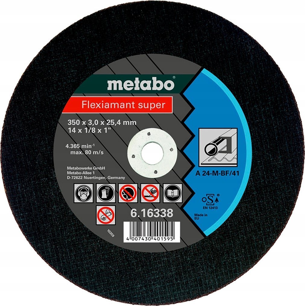 Metabo TARCZA TNACA FLEXIAMANT SUPER A 24-M 3503,025,4 MM DO STALI