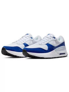 Trampki męskie - Nike Skórzane sneakersy "Air Max Systm" w kolorze biało-niebieskim - grafika 1