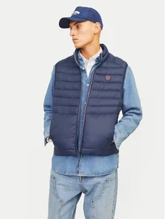 Jack&Jones Kamizelka Sprint 12258457 Granatowy Regular Fit - Kamizelki męskie - miniaturka - grafika 1