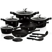 Zestawy garnków i patelni - Berlinger Haus 15 częściowy zestaw garnków Color Changing BH 1474 - miniaturka - grafika 1