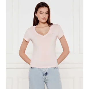 Tommy Jeans T-shirt Slim Fit - Koszulki i topy damskie - miniaturka - grafika 1