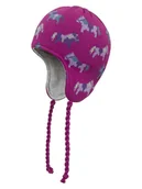 Czapeczki dla niemowląt - Döll Dzianinowa czapka w kolorze fioletowym - miniaturka - grafika 1
