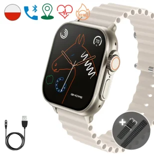 Rubicon Alex Beżowy - Smartwatch - miniaturka - grafika 1