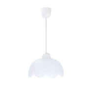 Lampy sufitowe - Bratek D18 lampa wisząca 1-punktowa biała 31-17710 - miniaturka - grafika 1