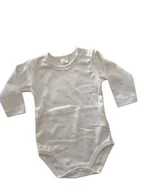Body dla niemowląt - PINOKIO BODY DŁUGI RĘKAW LOVELY DAY BABY BLUE ECRU AUTKA 92 - miniaturka - grafika 1
