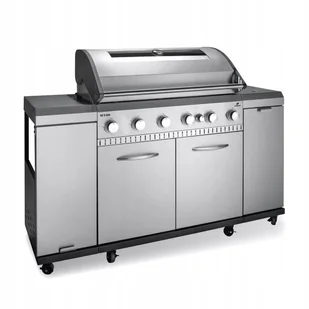 Grill gazowy LANDMANN Rexon 6.1 Cook 6+1 palników stal nierdzewna 24kw - Grille gazowe - miniaturka - grafika 1