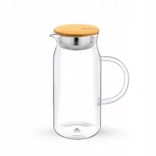 Dzbanek 1000 Ml Z Bambusową Pokrywką Wl-888207/A - Dzbanki i imbryki - miniaturka - grafika 1