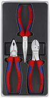 Zestawy narzędziowe - KNIPEX ZESTAW SZCZYPIEC DO PRAC SERWISOWYCH 3szt. 0305180/2615200/7405180 - miniaturka - grafika 1