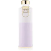 Butelki dla niemowląt - Equa Mismatch szklana butelka na wodę + osłona ze sztucznej skóry kolor Lila 750 ml - miniaturka - grafika 1