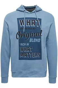 Blend Bluza męska, 184025/niebieski (Copen Blue), S - Bluzy męskie - miniaturka - grafika 1