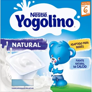 Jogurt Nestle Iogolino Natural Portion 4x100 g - Desery dla dzieci - miniaturka - grafika 1