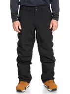 Spodnie narciarskie - Quiksilver Męskie spodnie śniegowe Estate dla mężczyzn, True Black, XL - miniaturka - grafika 1