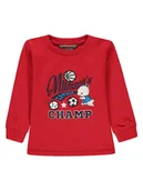 Bluzy dla chłopców - Chłopięca bluza czerwona Kanz r.62 - miniaturka - grafika 1