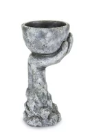 Donice - Pigmejka Osłonka Na Doniczke Ręka 30,5 cm Betonowa Szara uniwersalny 95728-uniw - miniaturka - grafika 1