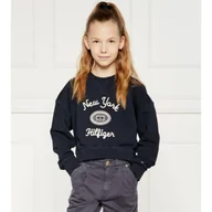 Bluzy dla dziewczynek - Tommy Hilfiger Bluza | Regular Fit - miniaturka - grafika 1