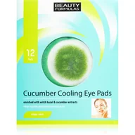 Kosmetyki pod oczy - Beauty Formulas PŁATKI POD OCZY CHŁODZĄCE OGÓRKOWE 12SZT - miniaturka - grafika 1
