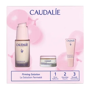 Caudalie Resveratol-Lift Zestaw prezentowy, Serum + Krem pod oczy + Krem na dzień - Zestawy kosmetyków damskich - miniaturka - grafika 1
