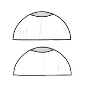 Pokrowce na ubrania - Nakładka Ochronna Na Odzież 2 Szt. Vespero - miniaturka - grafika 1