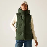 Kurtki i kamizelki sportowe damskie - Regatta Kamizelka damska ocieplana Kelse Zielony, Rozmiar: 46 - miniaturka - grafika 1