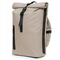 Torby na laptopy - Plecak Miejski Wodoodporny Rolltop Na Laptopa 15'' Beżowy PUCCINI PM9030-6A - miniaturka - grafika 1