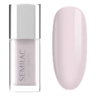 Lakiery hybrydowe - Semilac Lakier klasyczny Nail Laquer, 102 Sheer Milky Pink - miniaturka - grafika 1
