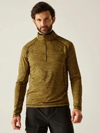 Odzież trekkingowa męska - Regatta Bluza polarowa "Yonder II" w kolorze żółtym - miniaturka - grafika 1