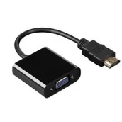Złącza, przejściówki, adaptery - Hama Adapter Wtyk HDMI - Gniazdo VGA Czarny (REDLEAF-WRIST-GWS424) - miniaturka - grafika 1