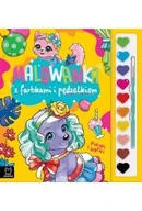 Kolorowanki, wyklejanki - Malowanka z farbkami i pędzelkiem. Pieski i kotki - Agata Kaczyńska - miniaturka - grafika 1