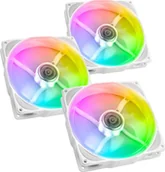Wentylatory komputerowe - Wentylator Noiseblocker NB-eLoop X B12-P ARGB Biały 3-pack LUBU-053 - miniaturka - grafika 1