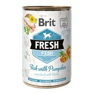 Mokra karma dla psów - Brit FRESH FISH WITH PUMPKIN 400 G - miniaturka - grafika 1