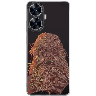 ERT GROUP etui na telefon Realme C55, case oryginalny i oficjalnie licencjonowany przez Star Wars, wzór Chewbacca 007, optymalnie dopasowane, plecki z TPU - Etui i futerały do telefonów - miniaturka - grafika 1