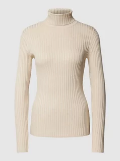 Swetry damskie - Golf z efektem prążkowania model ‘Dolli’ - grafika 1