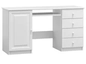 Dom i wnętrze OUTLET - OUTLET - Biurko drewniane CONRADO głębokość 48cm białe - miniaturka - grafika 1