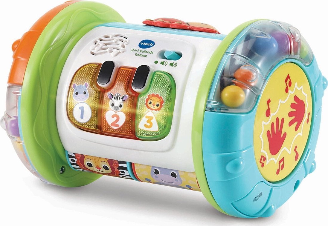 Vtech 2- In 1 Rolling Explorer Drum DK