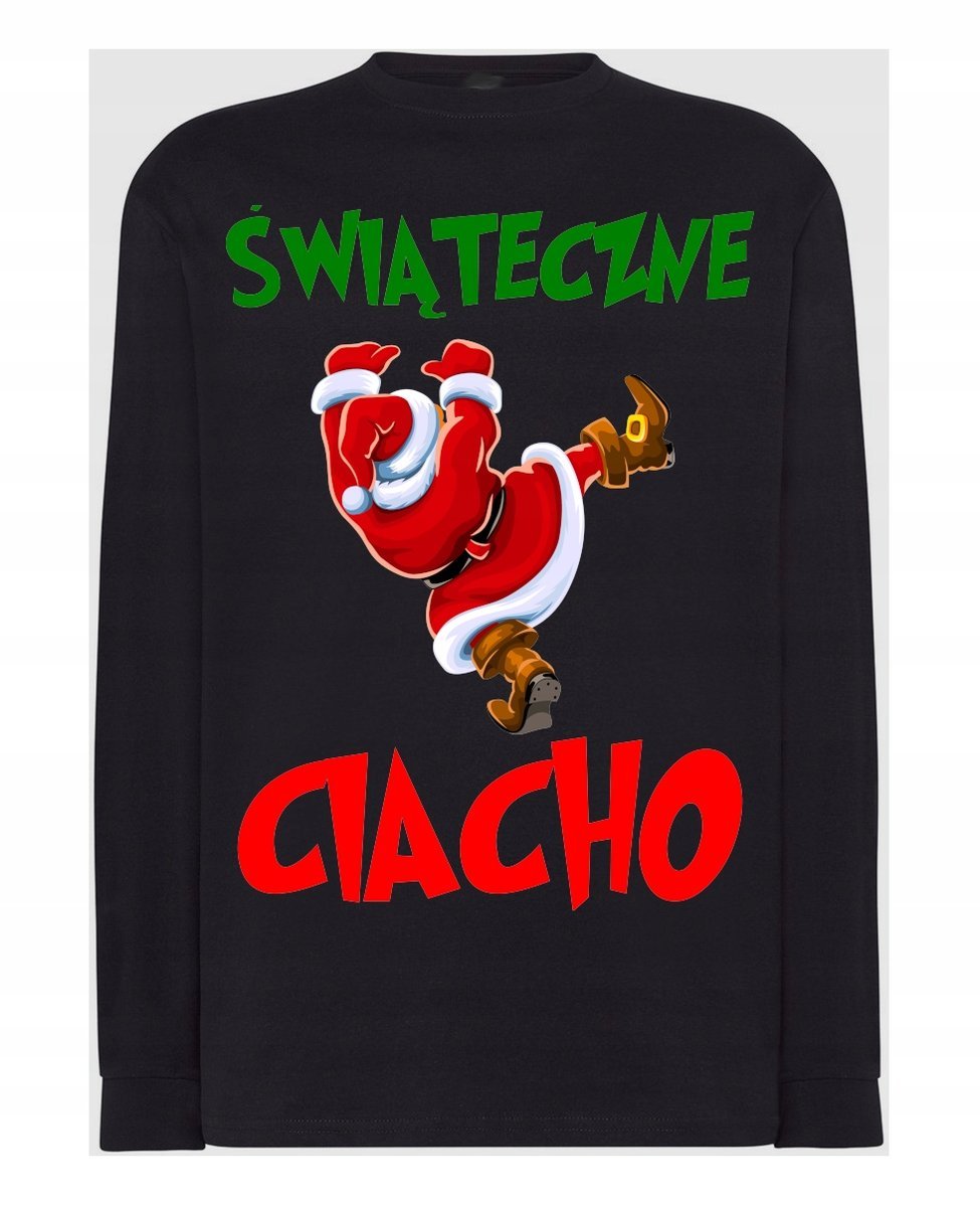 Longsleeve męski Świąteczne Ciacho Idealny Prezent ŚWIĘTA r.XS