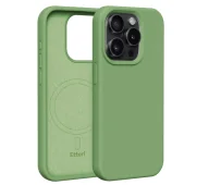 Etui i futerały do telefonów - Etteri Silicone Case do iPhone 15 Pro Zielony - miniaturka - grafika 1