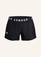 Spodenki damskie - Under Armour Szorty Sportowe Ua Play Up 3.0 schwarz - miniaturka - grafika 1