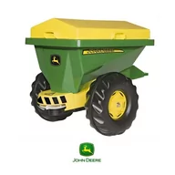 Jeździki dla dzieci - ROLLY TOYS Rolly Toys Przyczepa John Deere Siewnik Piaskarka - miniaturka - grafika 1