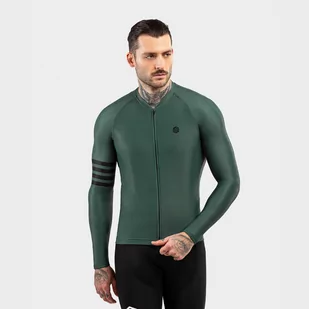 Koszulka krótki rękaw Kolarstwo SIROKO M2 Gravel Wojskowa Zieleń Mężczyzna - Bluzy na rower - miniaturka - grafika 1
