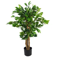 Sztuczne drzewka - Leaf Sztuczne drzewko fikusowe, 90 cm, krzaczaste - miniaturka - grafika 1