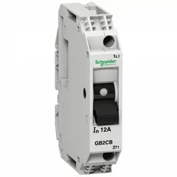 Schneider Electric Wyłącznik silnikowy miniaturowy, 1p, 5A, Id = 66A GB2CB10 GB2CB10 - Bezpieczniki elektryczne - miniaturka - grafika 1