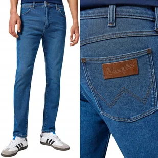 Wrangler LARSTON Gavin 365WARM ciepłe dopasowane spodnie jeansowe W27 L32 - Spodnie męskie Wrangler LARSTON Gavin 365WARM ciepłe dopasowane spodnie jeansowe W27 L32 - Spodnie męskie - miniaturka - grafika 1