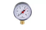 Akcesoria grzewcze - Manometr grzewczy RF 80 RAD, fi 80 mm, 0-10 bar, 1/2" rad, kl. 2.5 pionowy - miniaturka - grafika 1